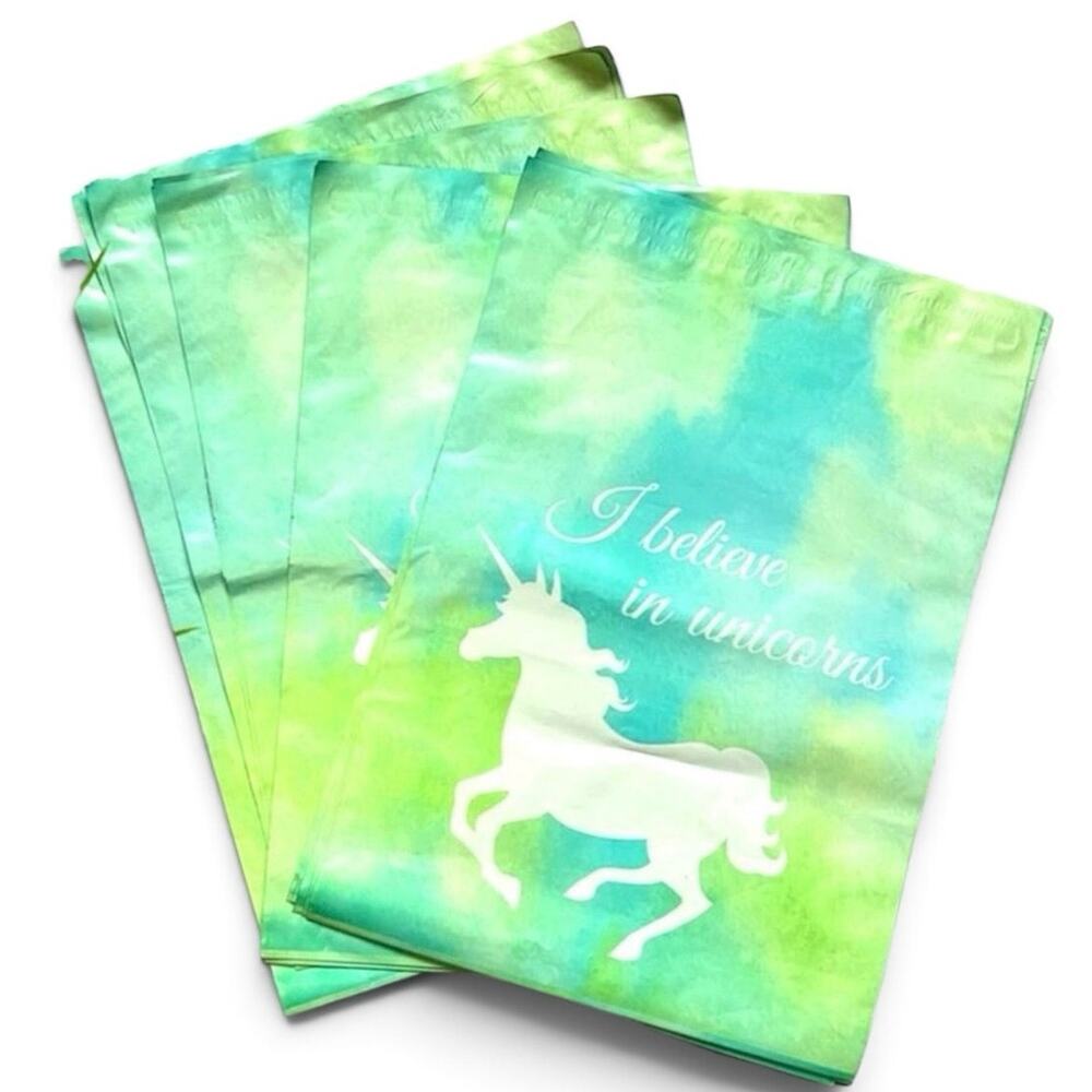 Unicorn Polymailers 10x13 Set of 15 Cute Boutique Shipping Bags NEW